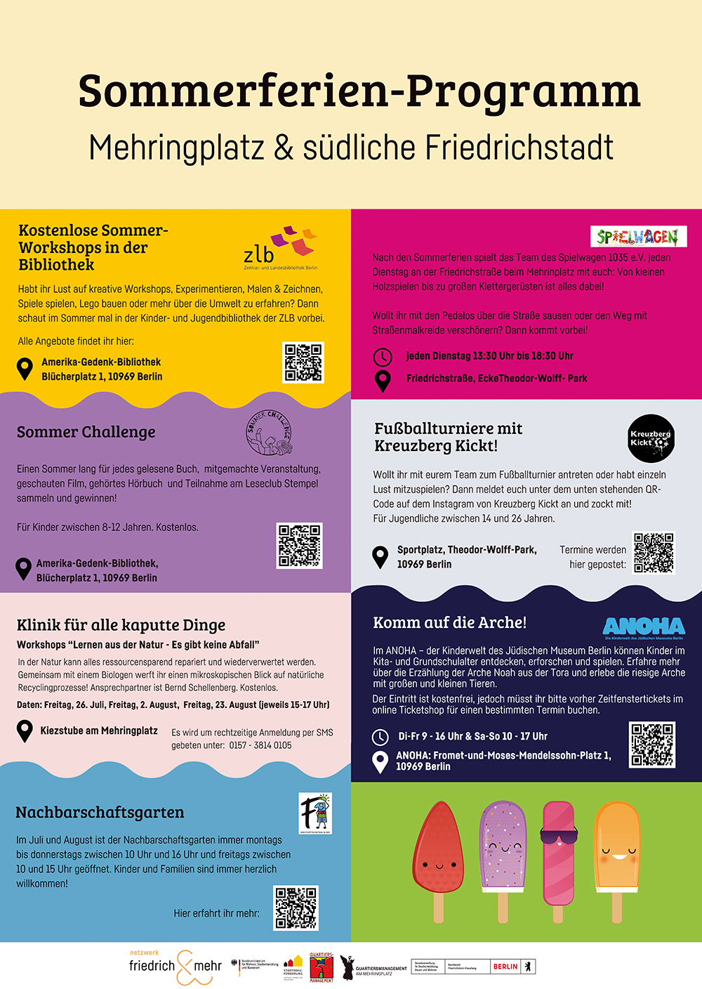 Sommerferienprogramm Friedrich Mehr